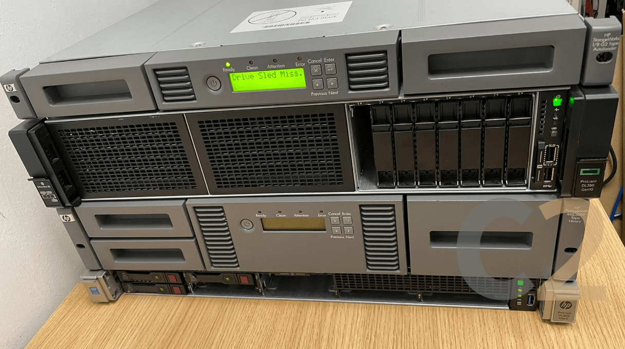 (特價一台)(USED) HPE DL360 G9 XEON E5-2680 v4 x 2 8G DDR4 2400T Non HP x 4 480G-SSD SAS 12Gbps x 3 P440AR 2G 500w x 2 - C2 Computer