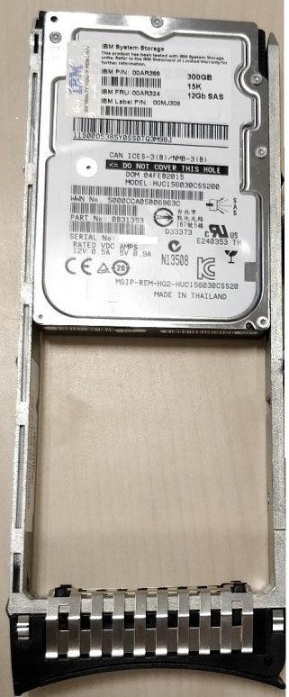 (USED) IBM 00AR388 300GB 2.5 INCH SAS-12GBPS 12GBPS 15000RPM 硬碟 - C2 Computer