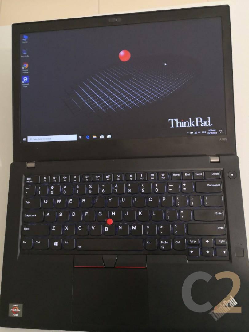 (USED) LENOVO ThinkPad A485 Ryzen 7 PRO 2700U 4G 128-SSD NA Radeon Vega 10 Graphics 1GB 14inch 1920x1080 Business Laptop 95% - C2 Computer