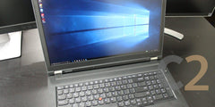 (USED) LENOVO Thinkpad P71 i7-7820HQ 4G 128-SSD NA Nvdia P4000 8GB 17.3inch 1920x1080 Mobile Workstation 95% - C2 Computer