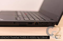 (特價一台)(USED) LENOVO ThinkPad T440S i5-4300U 4G 128G-SSD 14inch 1920x1080 Ultrabook 超級本 95% NEW - C2 Computer