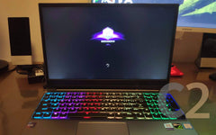 (USED) MECHREVO Z2-G i7-9750H 4G NA 500G GTX 1660 Ti 6G 15.6inch 1920×1080 Gaming Laptop 95% - C2 Computer