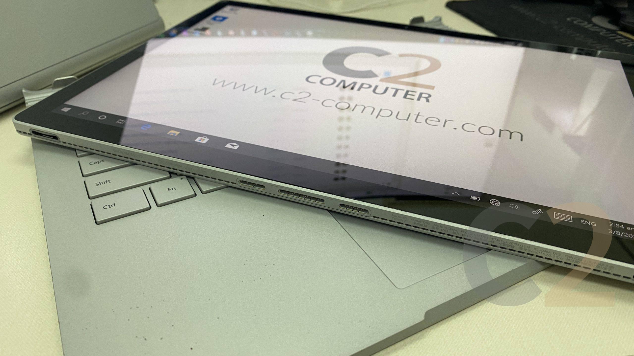 (USED) Microsoft SURFACE BOOK I5-6300U 4G 128G-SSD NA GPU 1G 13.6inch 3200x1800 Touch Screen Tablet 2in1 95% - C2 Computer