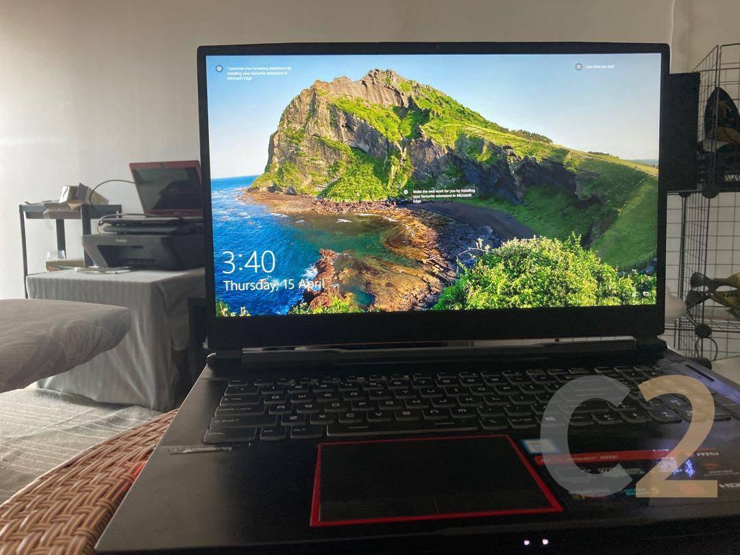 (USED) MSI GE75 i7-9750H 4G 128-SSD NA RTX 2070 8GB 17.3inch 1920x1080 Gaming Laptop 95% - C2 Computer