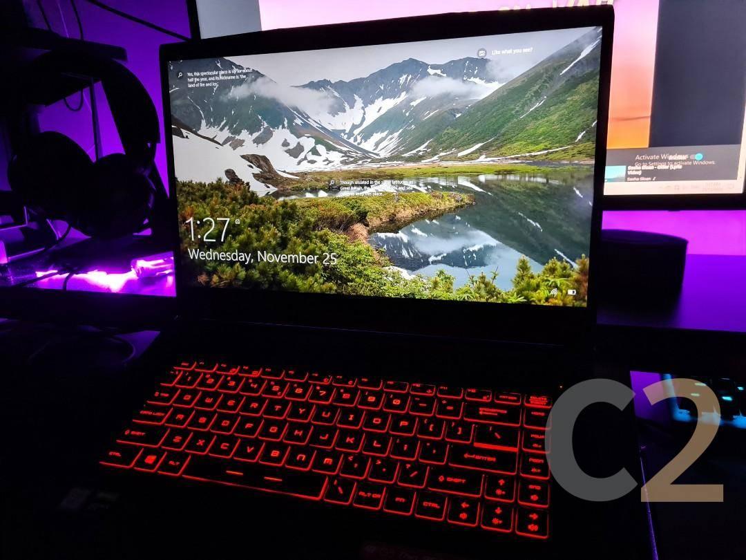 (USED) MSI GF63 i7-10750H 4G 128-SSD NA GTX 1650 4GB 15.6inch 1920x1080 144Hz 電競本 95% - C2 Computer