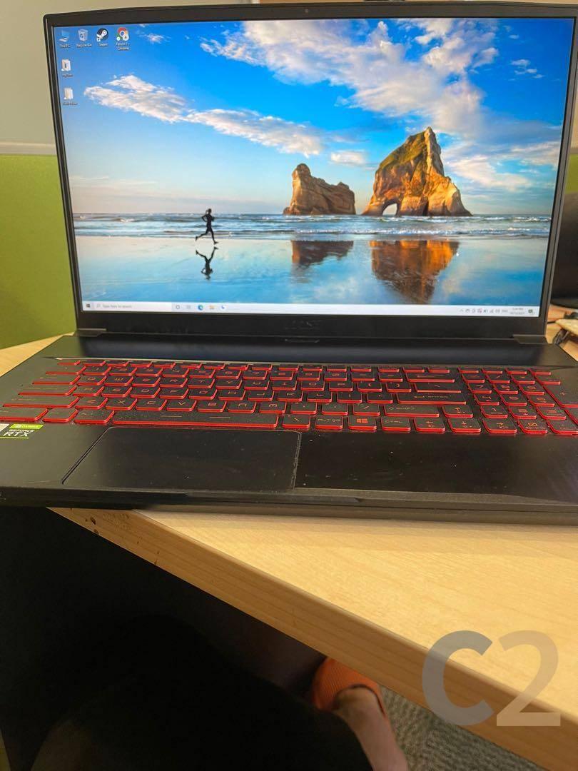 (USED) MSI GF75 i7-10750H 4G 128-SSD NA RTX 3060 6GB 17.3inch 1920x1080 電競本 95% - C2 Computer