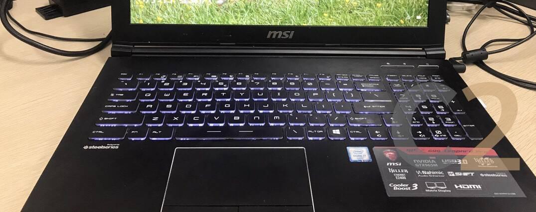 (USED) MSI GP62-6QG-1281CN i5-6700HQ 4G NA 500G GTX 965M 2G 15.6inch 1920x1080 Gaming Laptop 95% - C2 Computer