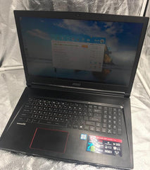 (USED) MSI GS73VR i7-6700HQ 4G NA 500G GTX1060 6G 17inch 1920×1080 Gaming Laptop 90% - C2 Computer