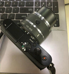 (USED)尼康/Nikon J3 (10-30mm) 微單 小巧 復古 旅行 Camera 90% NEW（黑色/白色） - C2 Computer