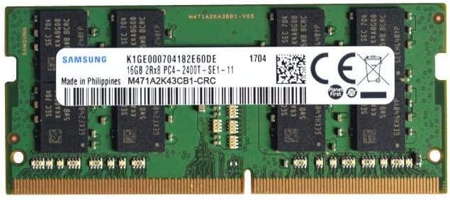 (USED) SAMSUNG 16GB DDR4 PC4-19200, 2400MHz, 260 PIN SODIMM, CL 17, 1.2V, ram Memory Module, M471A2K43CB1-CRC 90% NEW - C2 Computer