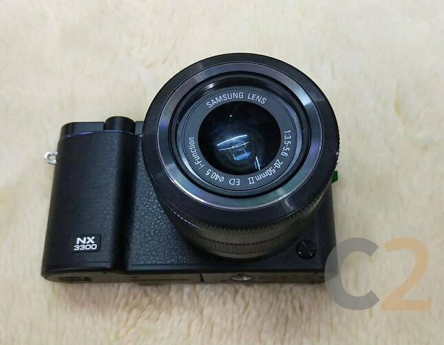 (USED)Samsung NX-3300 NX3300 連（20-50mm）wifi 反转屏幕 無反相機 可換鏡頭 旅行 Camera 90% NEW（黑/白） - C2 Computer