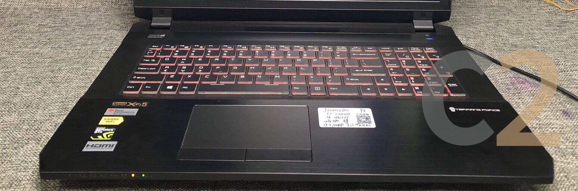 (USED) TERRANS FORCE T700 I9-8950HQ 4G NA 500G GTX 1070 8G 17.2inch 1920x1080 Gaming Laptop 95% - C2 Computer