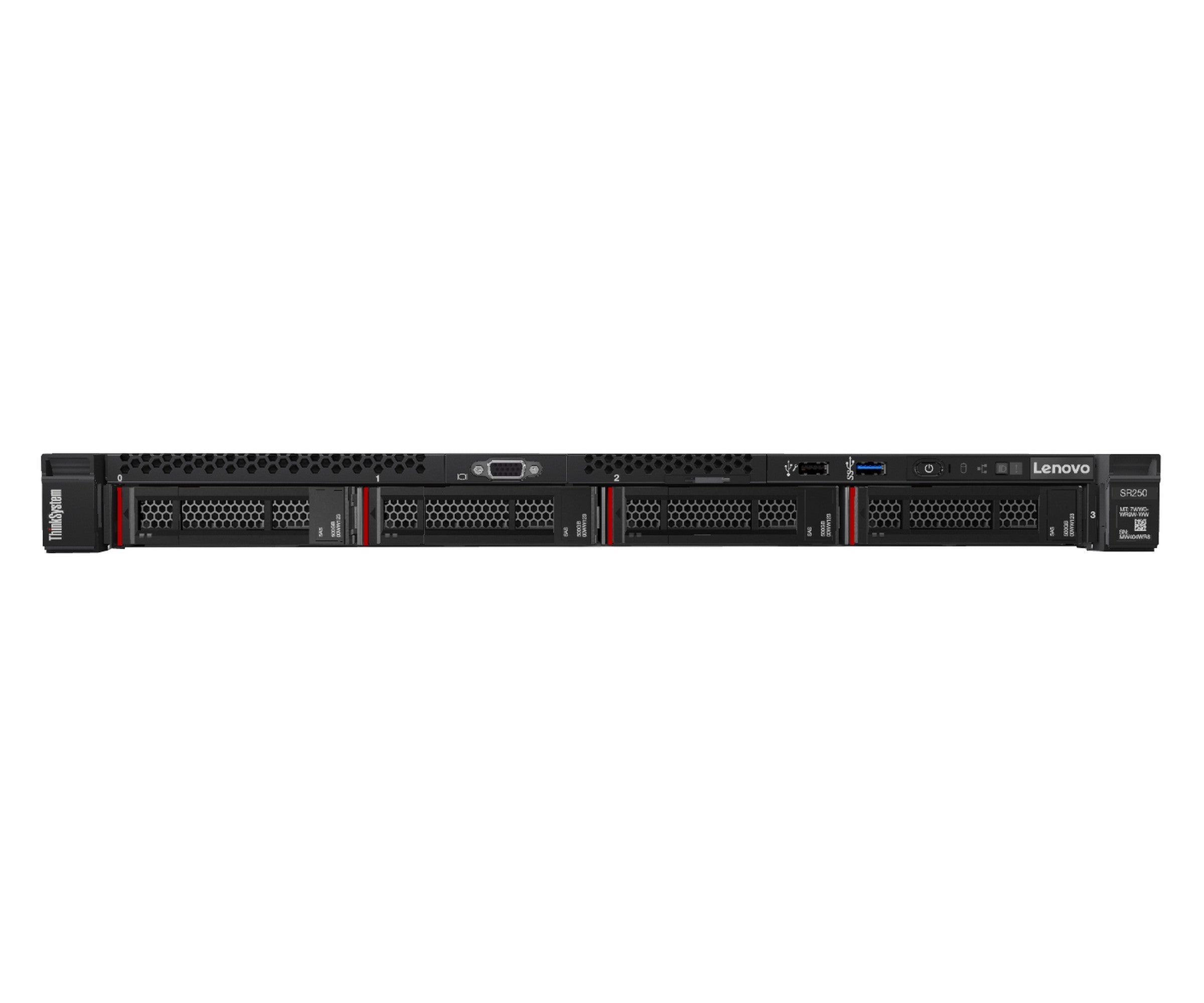 (VENDOR SPECIAL) LENOVO SR250 SFF 4 CORES XEON E-2134 3.5 8G 8 HDD SLOT 530-8i 450W PLATINUM - C2 Computer